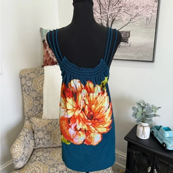 MCM Teal Textured Fabric - Picture 4 of 6